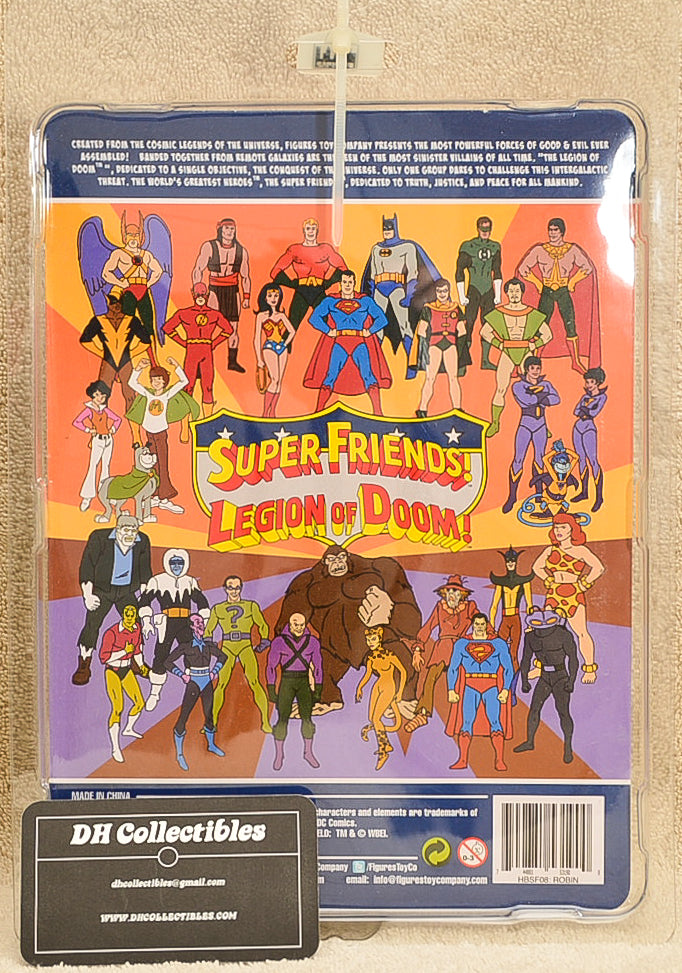 Figures Toy Co. World's Greatest Heroes - Robin Super Friends Series 1 Action Figure 8" Mego Retro
