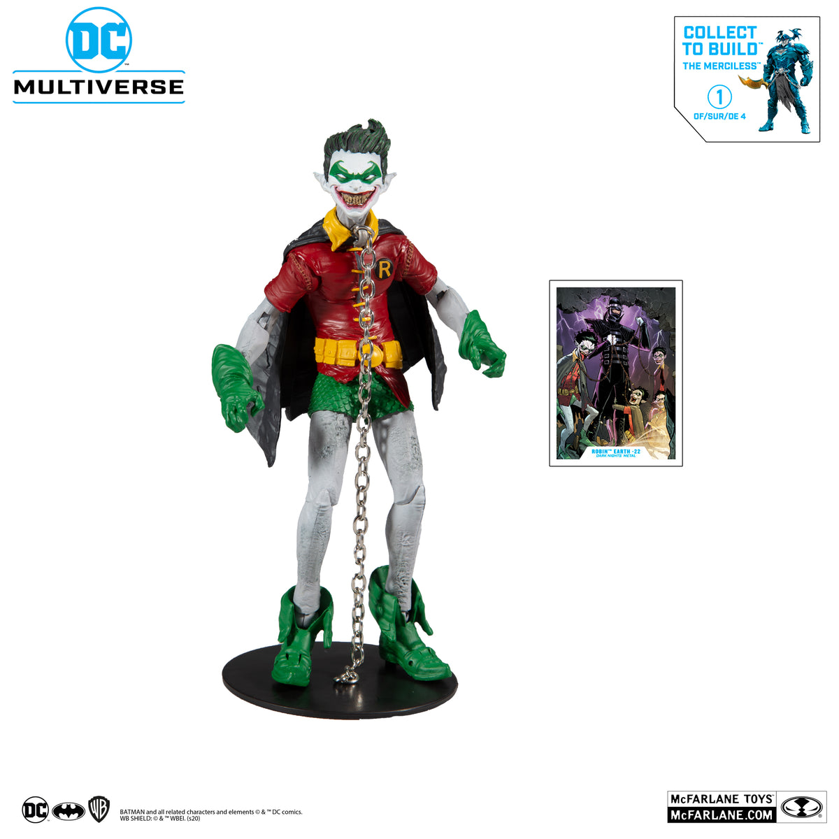 2020 McFarlane Robin Earth -22 Metal Action Figure (Scream Variant)