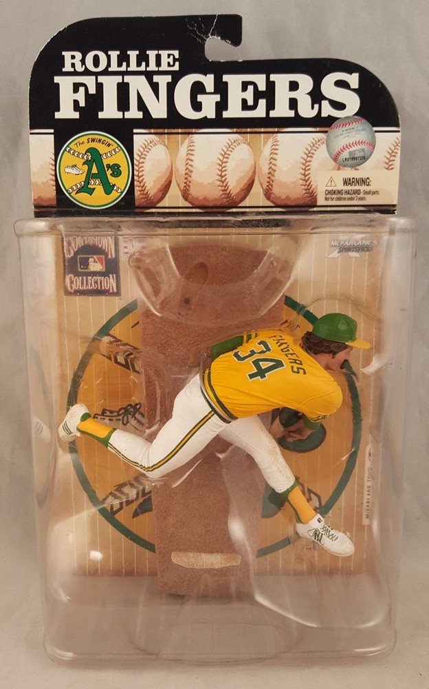 2009 McFarlane MLB Cooperstown Collection Series 6 Rollie Fingers -  Action Figure