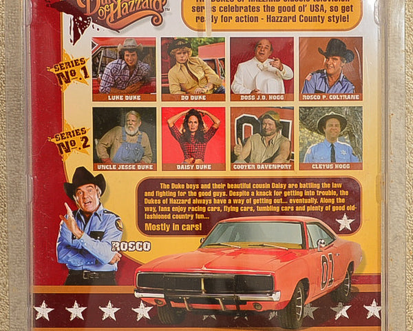 Figures Toy Co The Dukes of Hazzard Series 1 Rosco P Coltrane Action Figure 8" Mego Retro