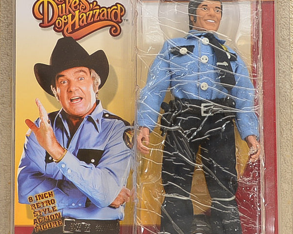 Figures Toy Co The Dukes of Hazzard Series 1 Rosco P Coltrane Action Figure 8" Mego Retro
