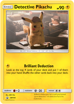 2019 Pokémon Detective Pikachu Case File Set