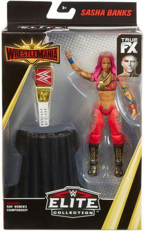 2018 Mattel WWE Elite Collection True FX Sasha Banks Action Figure