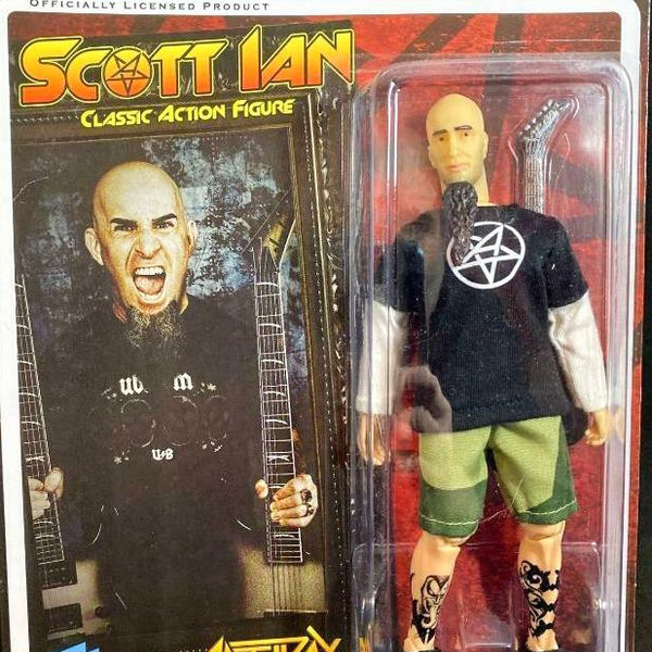 2010 Emce Toys Bif Bang Pow Scott Ian 8"  Action Figure