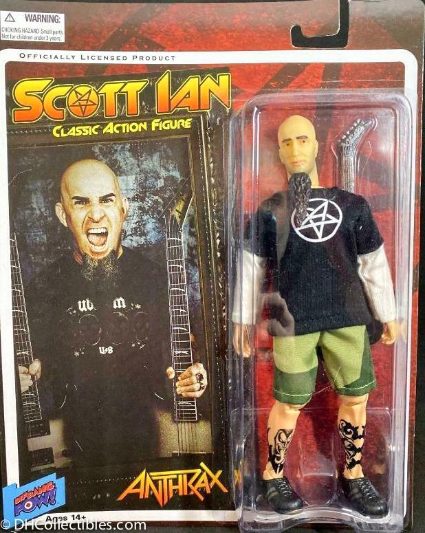 2010 Emce Toys Bif Bang Pow Scott Ian 8"  Action Figure