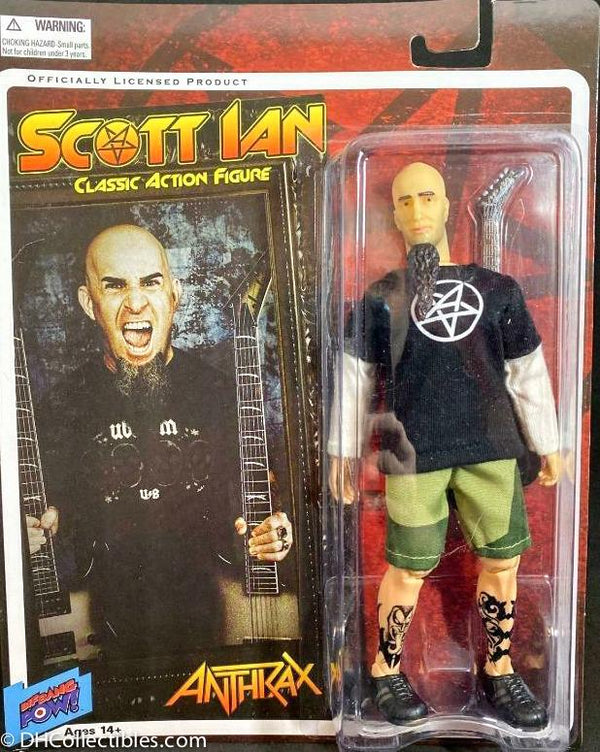 2010 Emce Toys Bif Bang Pow Scott Ian 8"  Action Figure