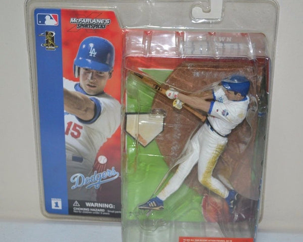 2002 McFarlane Toys MLB Sports Picks Series 1 Action Figure Shawn Green Los Angeles Dodgers White Jersey - Action Figure