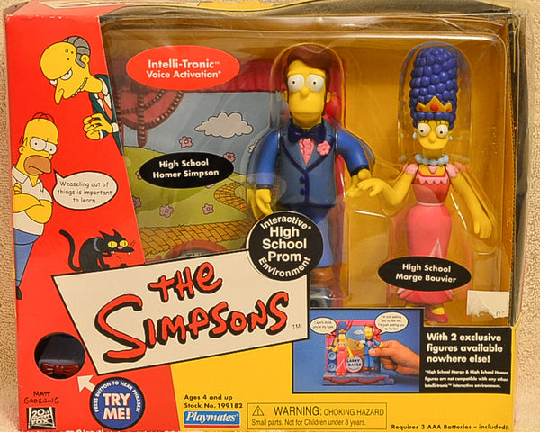 Playmates - The Simpsons - Interactive High School Prom - Action Figures