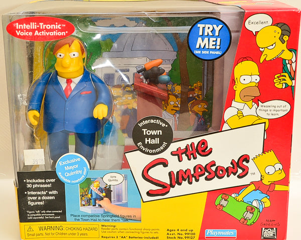 Playmates - The Simpsons - Interactive Town Hall with Mayor Quimby - Action Figure