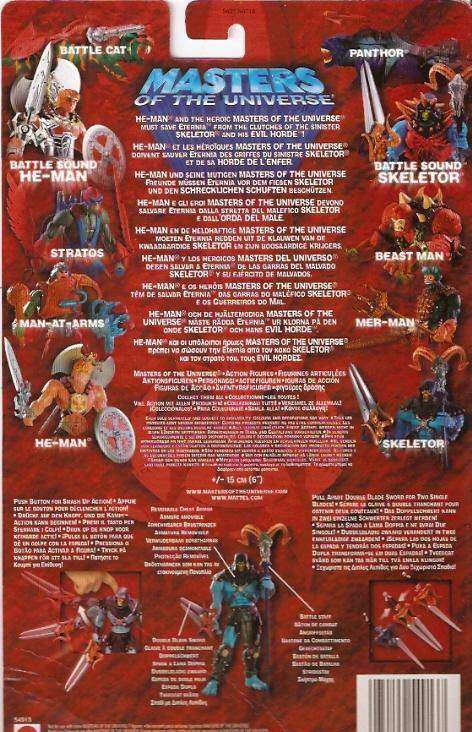 2001 Masters of the Universe Battle Sound Skeletor with The Problem with Power Video -  Action Figure
