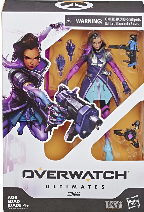 2017 Hasbro Overwatch Ultimates Sombra 6 Inch Action Figure