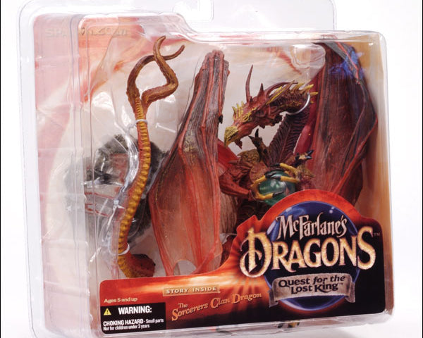 2004 McFarlane's Dragons: Quest for the Lost King - Sorcerers Clan Dragon - Action Figure