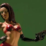 2004 Spawn Classic Covers Series 25 Biker Chick Red Variant Action Figure