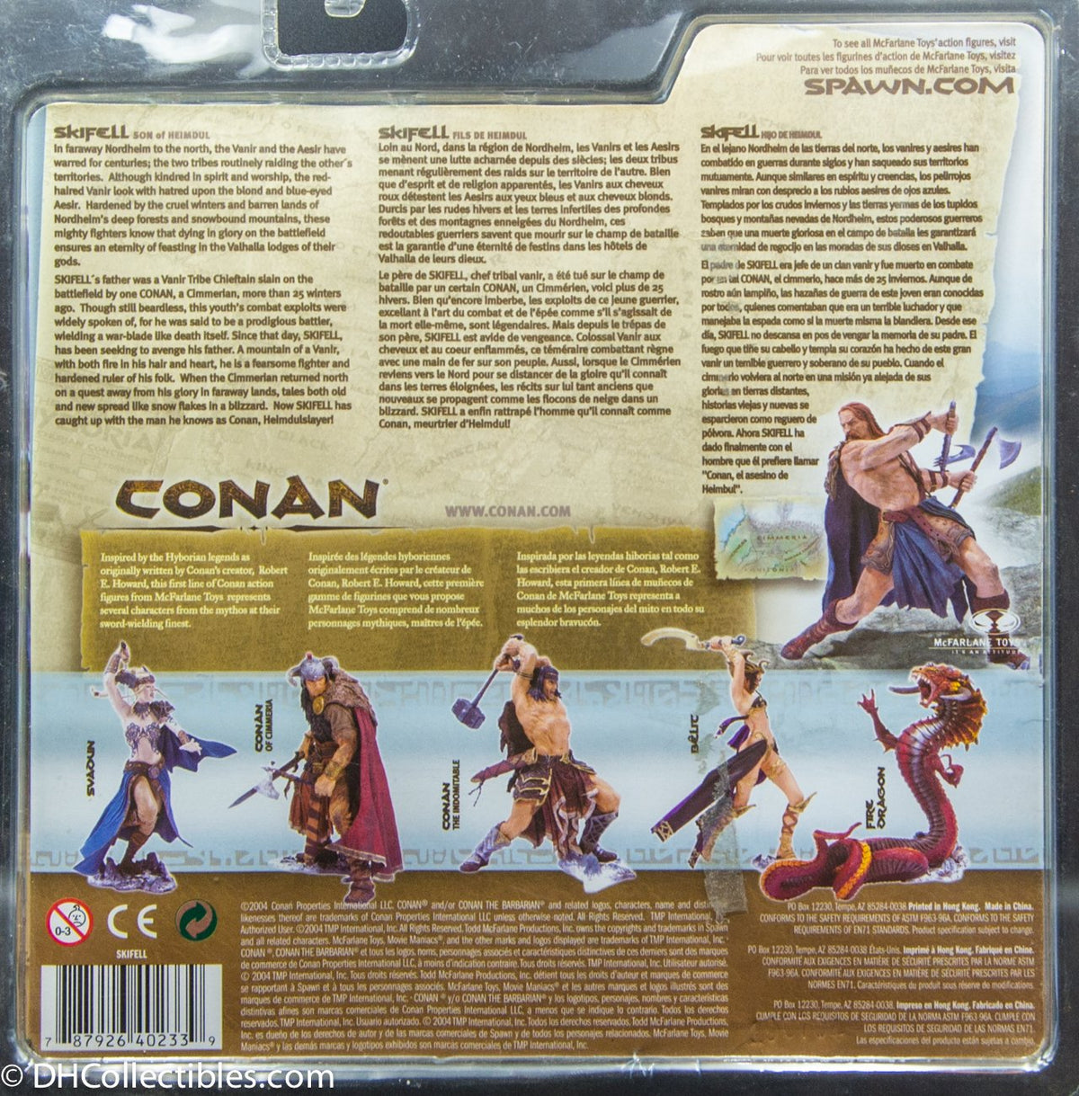 2004 McFarlane Spawn Conan Series 1 Skifell Action Figure