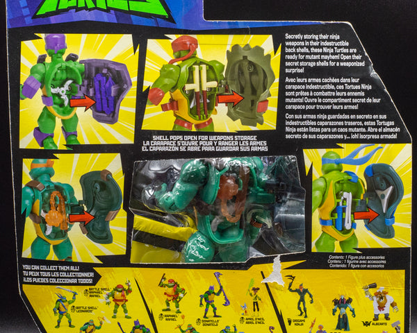 2018 Rise of the Teenage Mutant Ninja Turtles – Battle Shell Michelangelo - Action Figure