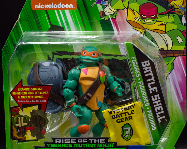 2018 Rise of the Teenage Mutant Ninja Turtles – Battle Shell Michelangelo - Action Figure
