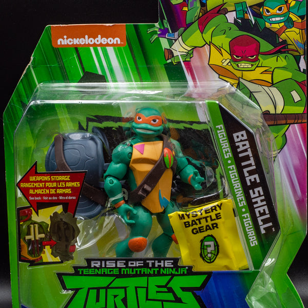 2018 Rise of the Teenage Mutant Ninja Turtles – Battle Shell Michelangelo - Action Figure