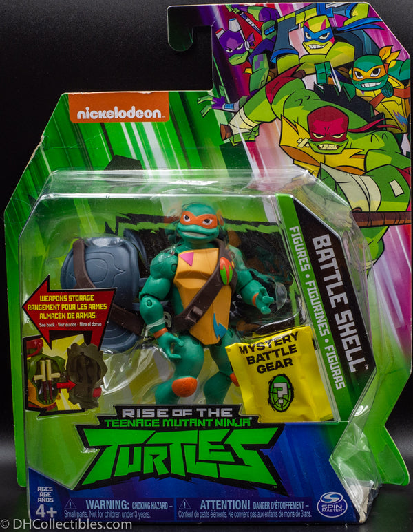 2018 Rise of the Teenage Mutant Ninja Turtles – Battle Shell Michelangelo - Action Figure