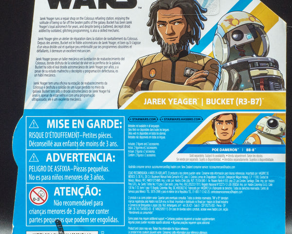 Star Wars Resistance Animated Series Jarek Yeager and Bucket - Action Figure