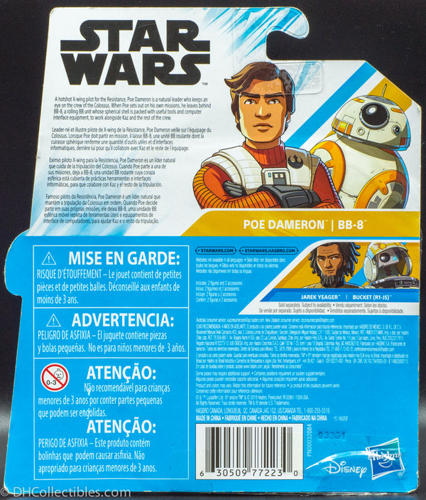 Star Wars Resistance Animated Series Poe Dameron and BB-8 - Action Figure