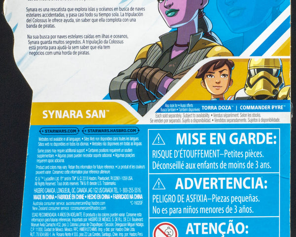 Star Wars Synara San Resistance Animated Series  - Action Figure