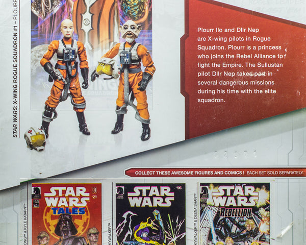 2009 Hasbro Star Wars Comic Packs Plourr Ilo & Dllr Nep Action Figures