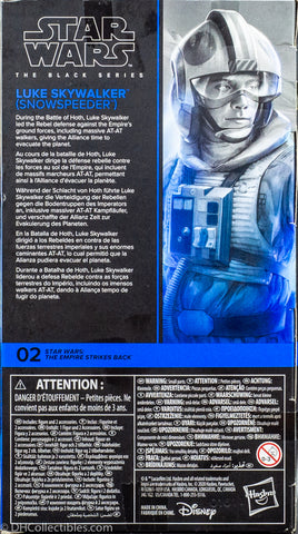 2020 Star Wars The Black Series Luke Skywalker (Snowspeeder) No 2 - Action Figure