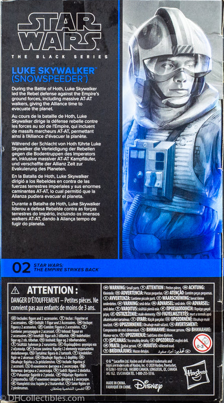 2020 Star Wars The Black Series Luke Skywalker (Snowspeeder) No 2 - Action Figure