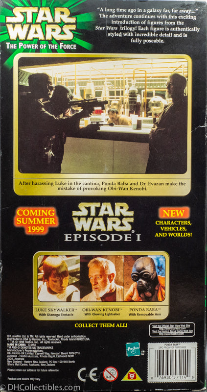 1998 Star Wars Power of The Force 12" Ponda Baba with Removable Arm - Action Figure