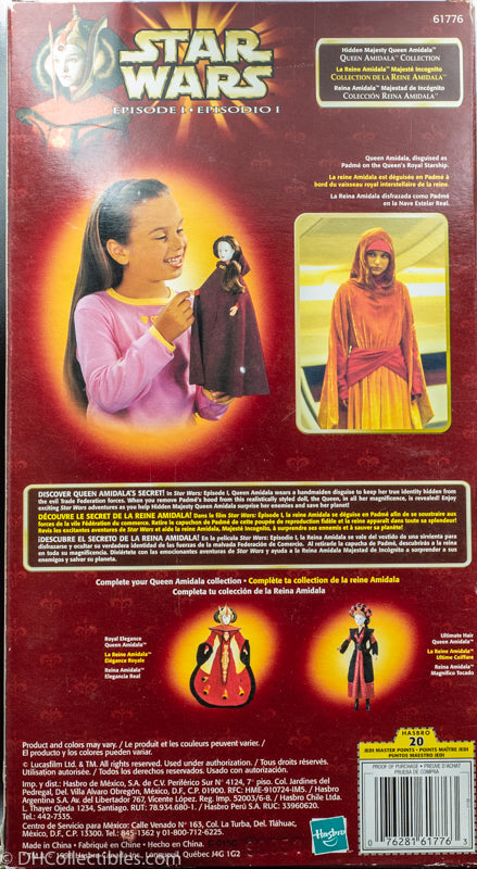1998 Star Wars Episode 1 Queen Amidala Hidden Majesty Natalie Portman - Action Figure