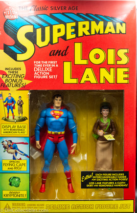2001 DC Direct Superman and Lois Lane Deluxe Action Figure Set