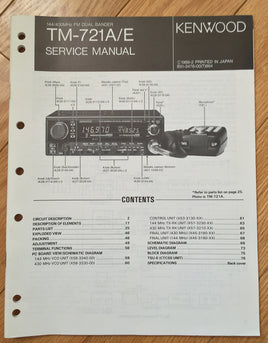 Kenwood TM-721A Service Manual