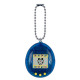 2021 Bandai Virtual Pet Handheld System Tamagotchi Translucent Blue with Yellow Buttons