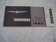 1965 Ford Thunderbird Owner's Manual - Used
