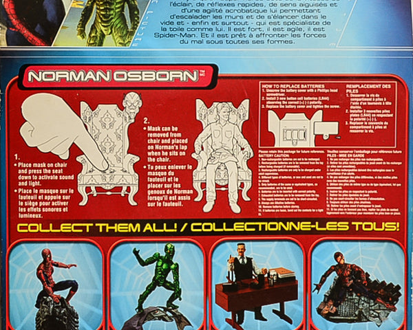 2001 Marvel Entertainment Norman Osborn Spider-Man Series 1 Action Figure