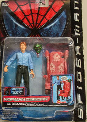2001 Marvel Entertainment Norman Osborn Spider-Man Series 1 Action Figure