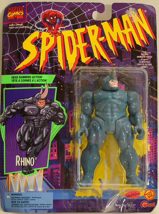 ToyBiz Marvel 1994 Spider-Man Rhino Action Figure