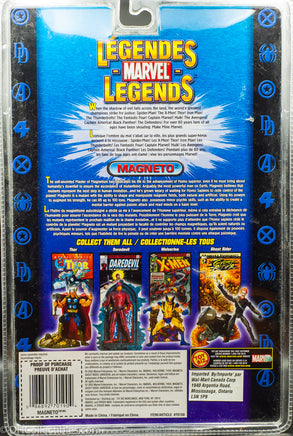 2003 ToyBiz Marvel Legends Series III X-Men Magneto & Comic Book