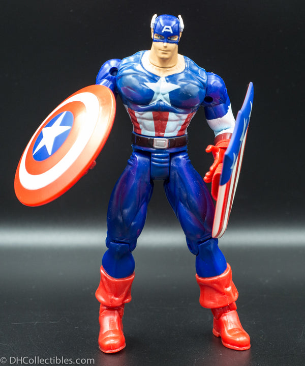 1999 Toy Biz Marvel vs Capcom Captain America Action Figure - Loose