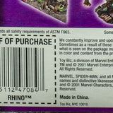 2001 ToyBiz Marvel Legends Series II Spider-Man Classics  Rhino & Comic Book