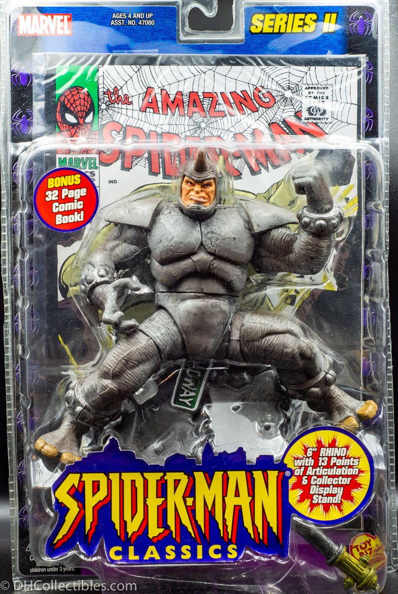 spiderman vs rhino toys
