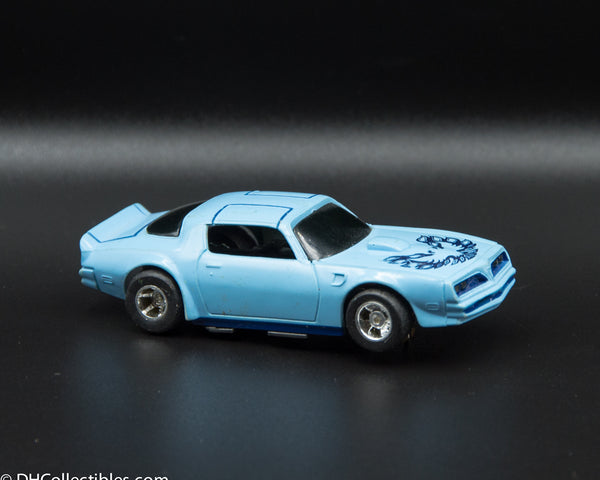 USED Tyco HO Blue w/ Blue Firebird Trans Am Slot Car