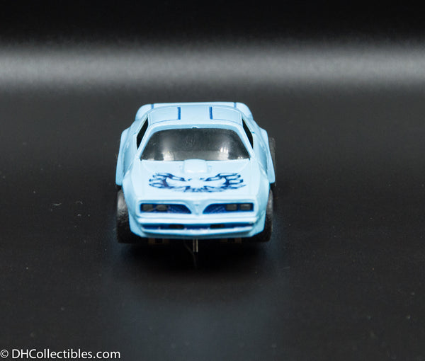 USED Tyco HO Blue w/ Blue Firebird Trans Am Slot Car