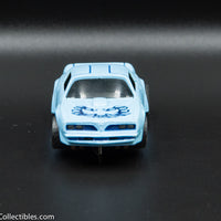 USED Tyco HO Blue w/ Blue Firebird Trans Am Slot Car