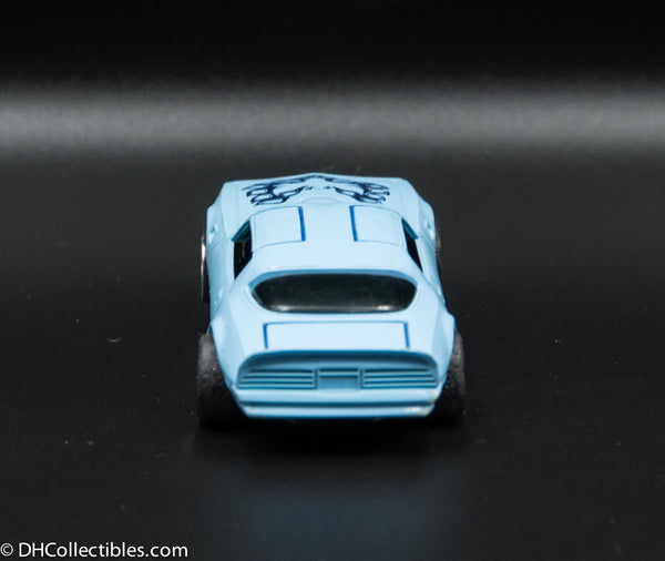 USED Tyco HO Blue w/ Blue Firebird Trans Am Slot Car
