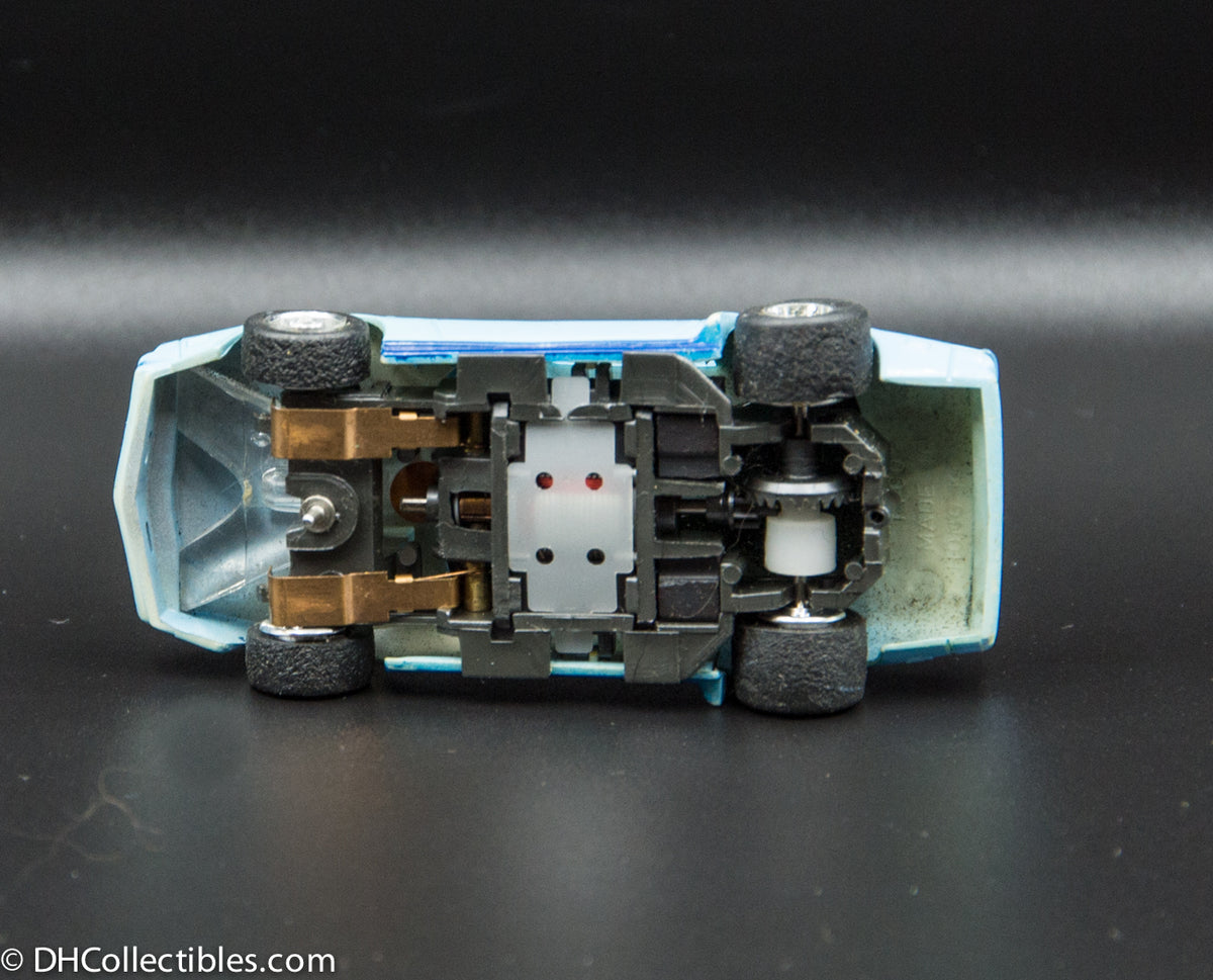 USED Tyco HO Blue w/ Blue Firebird Trans Am Slot Car