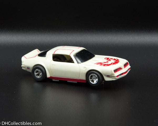USED Tyco HO White w/ Red Firebird Trans Am Slot Car