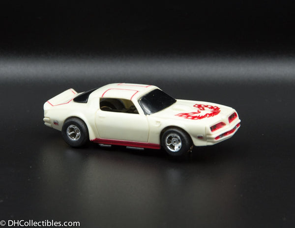 USED Tyco HO White w/ Red Firebird Trans Am Slot Car