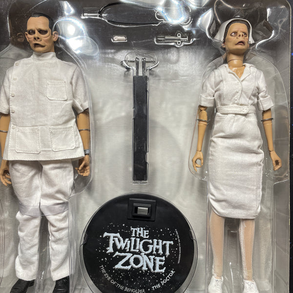 2002 TV Land Special Edition The Twilight Zone - Episode 42 - The Doctor & The Nurse 12 inch Action Figure 2-Pack