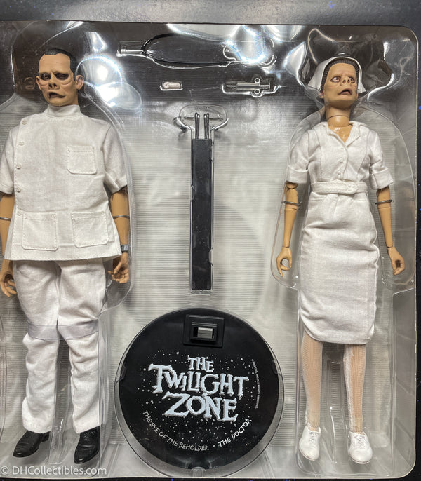 2002 TV Land Special Edition The Twilight Zone - Episode 42 - The Doctor & The Nurse 12 inch Action Figure 2-Pack